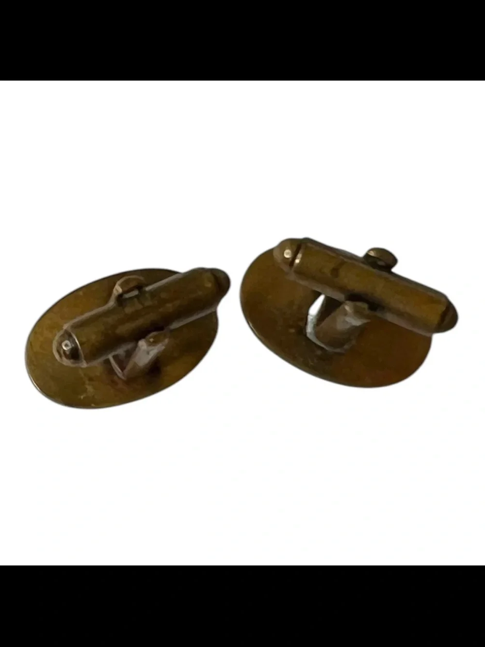 Shields 50s Vintage Fifth Avenue Gold Tone Cuff Links
